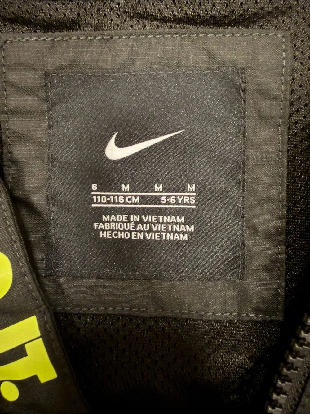 Youth size Small - Nike windbreaker and matching shorts